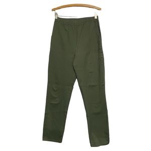 Denim & Co. military green pant